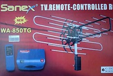 Sanex Antenna TV Outdoor With Booster + Remote WA-850 TG