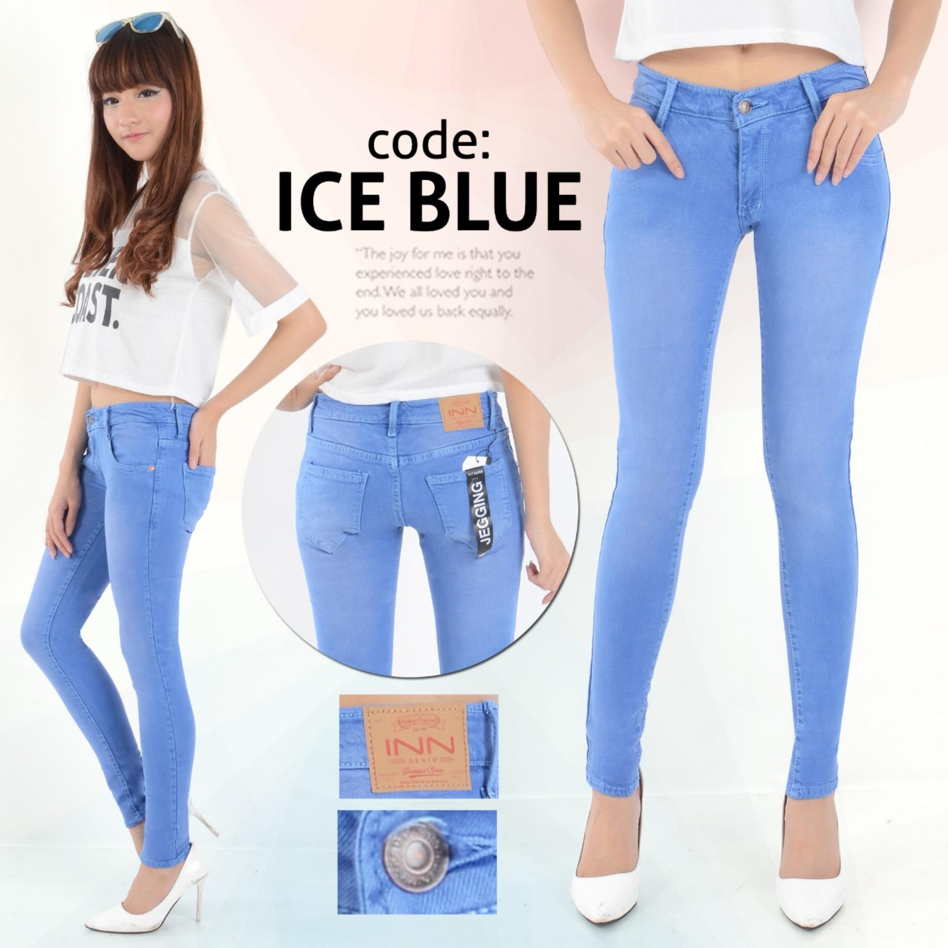 Saroha Jeans - Celana Jeans Wanita Skinny Street Berbahan Soft Jeans Street Restleting Kuat Jahitan Rapi Murah