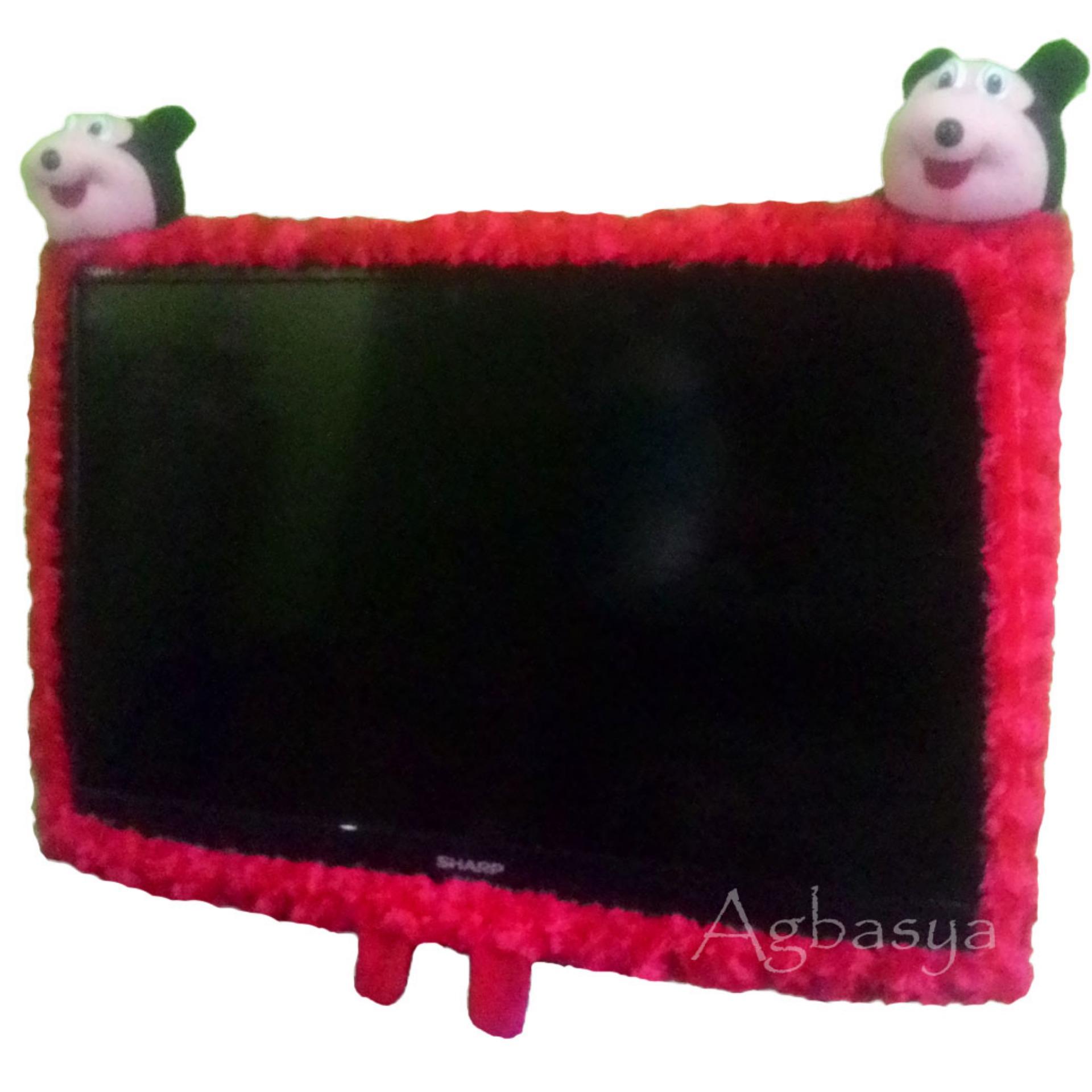 Sarung / Cover / Bando TV LED Model 2 Kepala Boneka Karakter