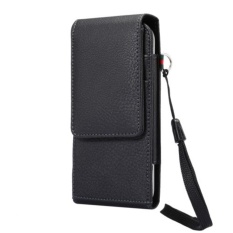 Sarung HP Pinggang Kulit Dengan Tali Pegangan Ukuran 6 Inch (8,5 X 17 Cm) / Sarung HP Kulit / Dompet HP Pinggang / Dompet HP Kulit / Tas HP Pinggang / Tas HP Kulit / Tempat HP Pinggang / Tempat HP Kulit