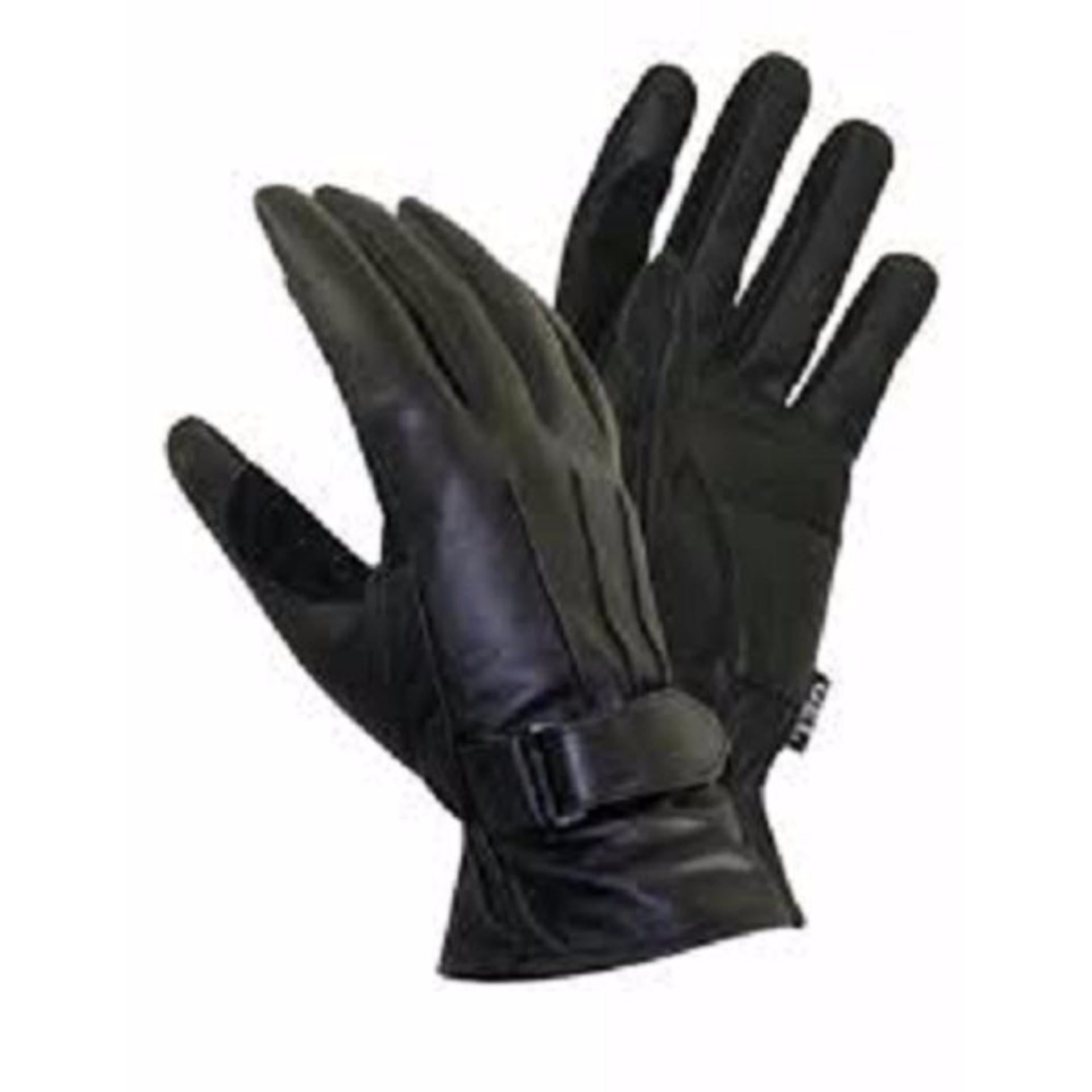 Sarung Tangan Kulit Asli Black Farel