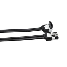 SATA 3 Keras Disk Serial Kabel SATA3.0 6 Gb/s Steker Ke Sudut Kanan Tinggi Kecepatan Pimpinan-Satu Lurus dan satu Sudut Kanan Konektor-Internasional