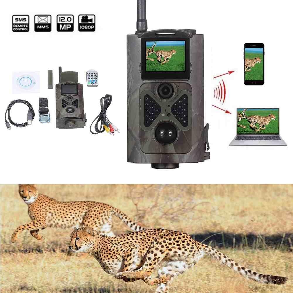 Scouting Infrared Sensor HC 500 M HD Berburu Trail Digital IR Kamera Video GSM-Intl