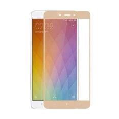 Screen Protector For Xiaomi Redmi Note 4 Mediatek Tempered Glass 2.5D Full Screen - Emas