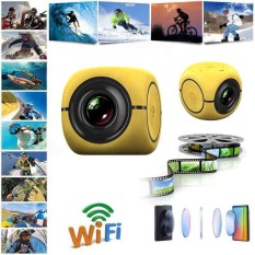 SDV-109 Yellow Full HD 1080P 12M WIFI Helmet Sport Action Camera Camcorder NEW - intl