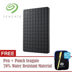 Seagate Expansion Harddisk Eksternal 1TB/2.5Inch/USB3.0 - Hitam + Free Pouch + Pen
