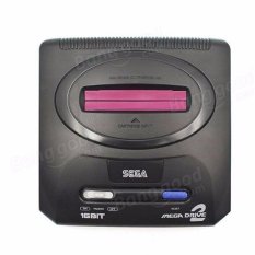 Sega 16 Bit Video Game Konsol MD2 Dukungan NTSC/PAL System MD Sega Megadrive 2 Keluarga TV Game High Kualitas Terbaik Harga Hitam