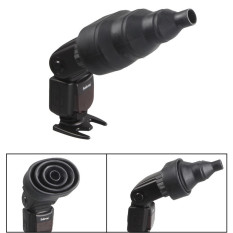 Selens Kamera Magnetis Flash Pengubah Snoot Kerucut untuk Canon Nikon Yongnuo Speedlight