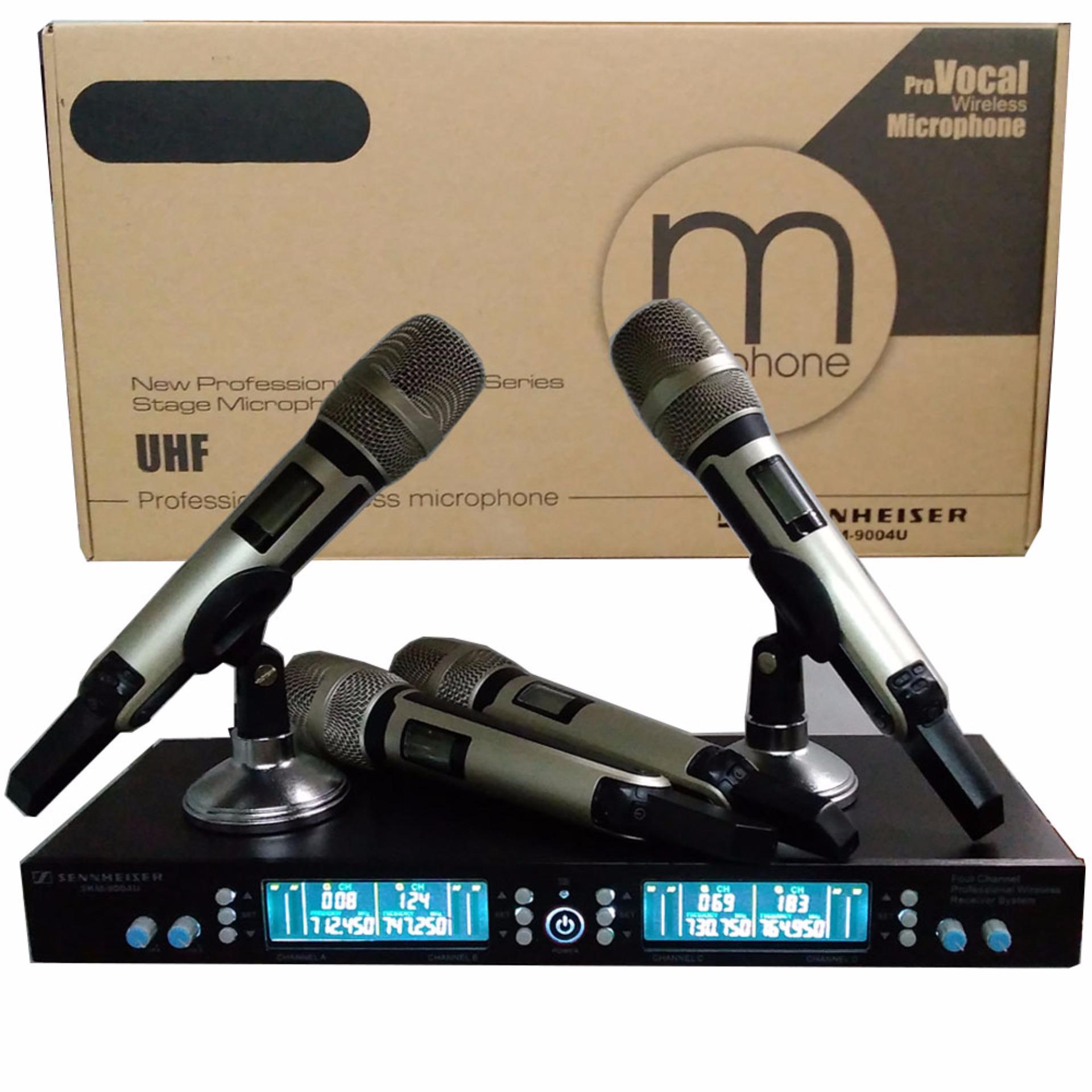 SENNHEISER SKM 9004U - 4 MIC PEGANG Multi Channel Mic Wireless Microphone 39Shop
