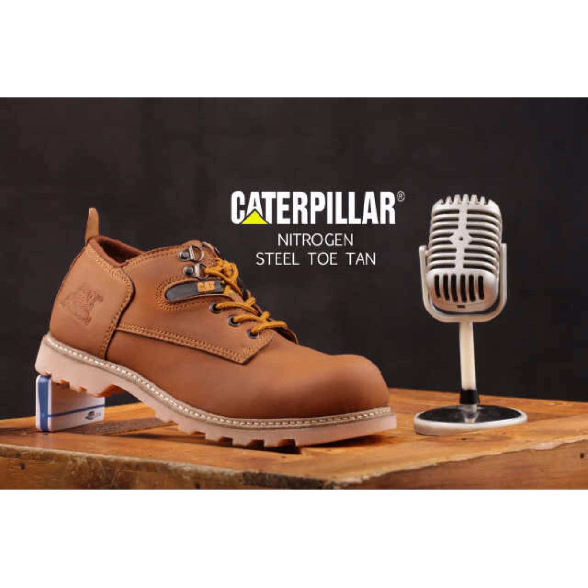 Promo!!!  Sepatu Boots Safety Caterpillar Nitrogen Pria