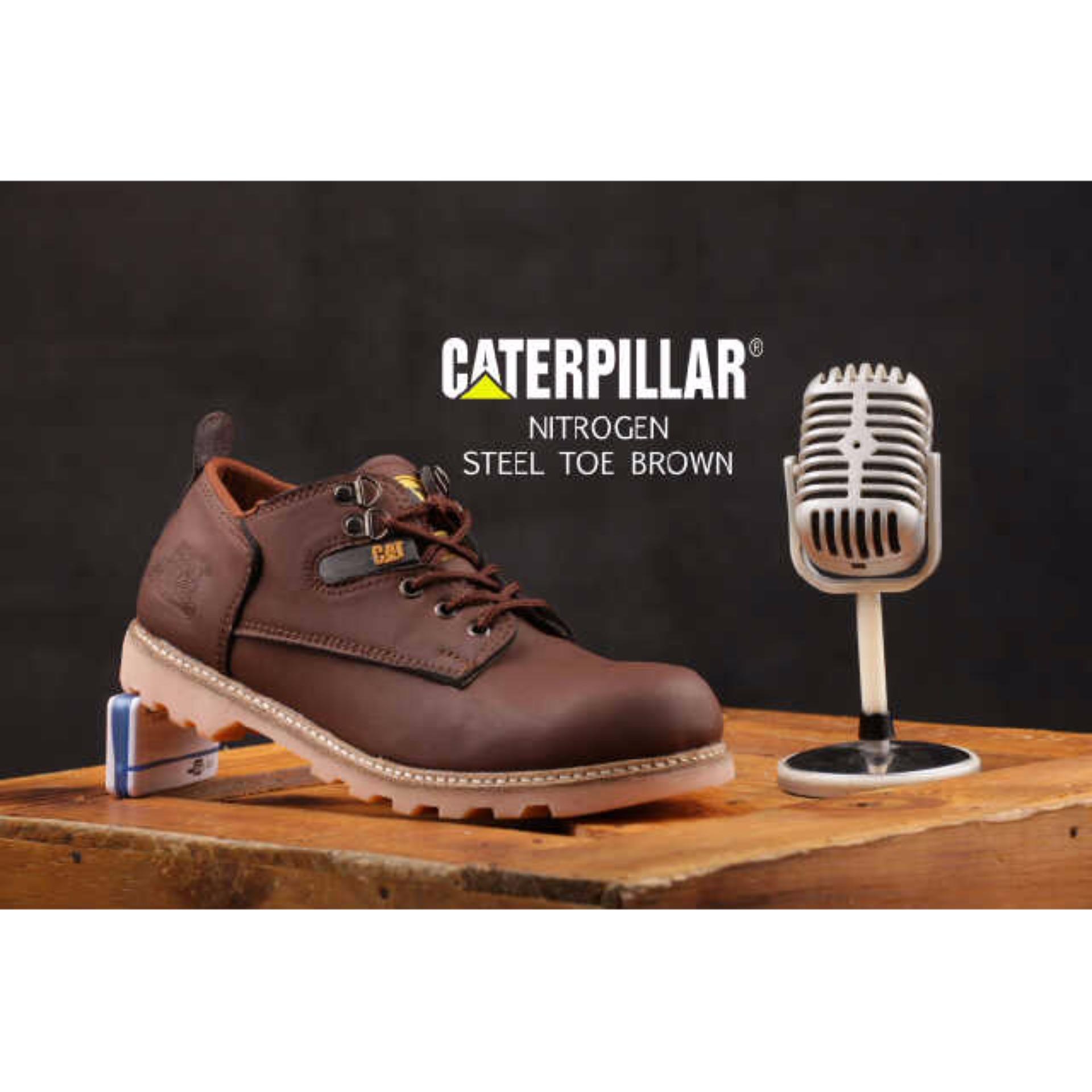 Promo!!!  Sepatu Boots Safety Caterpillar Nitrogen Pria