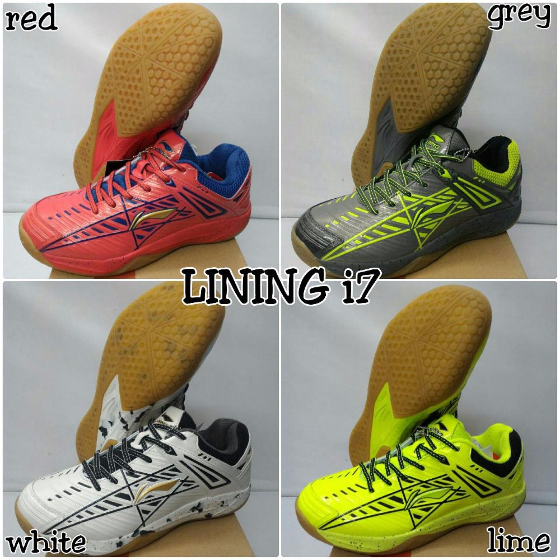 SEPATU BULUTANGKIS LINING I7 AYTL197 ORIGINAL BADMINTON SHOES MURAH DISKON SALE OBRAL JUAL PERLENGKAPAN OLAHRAGA ADHA SPORT