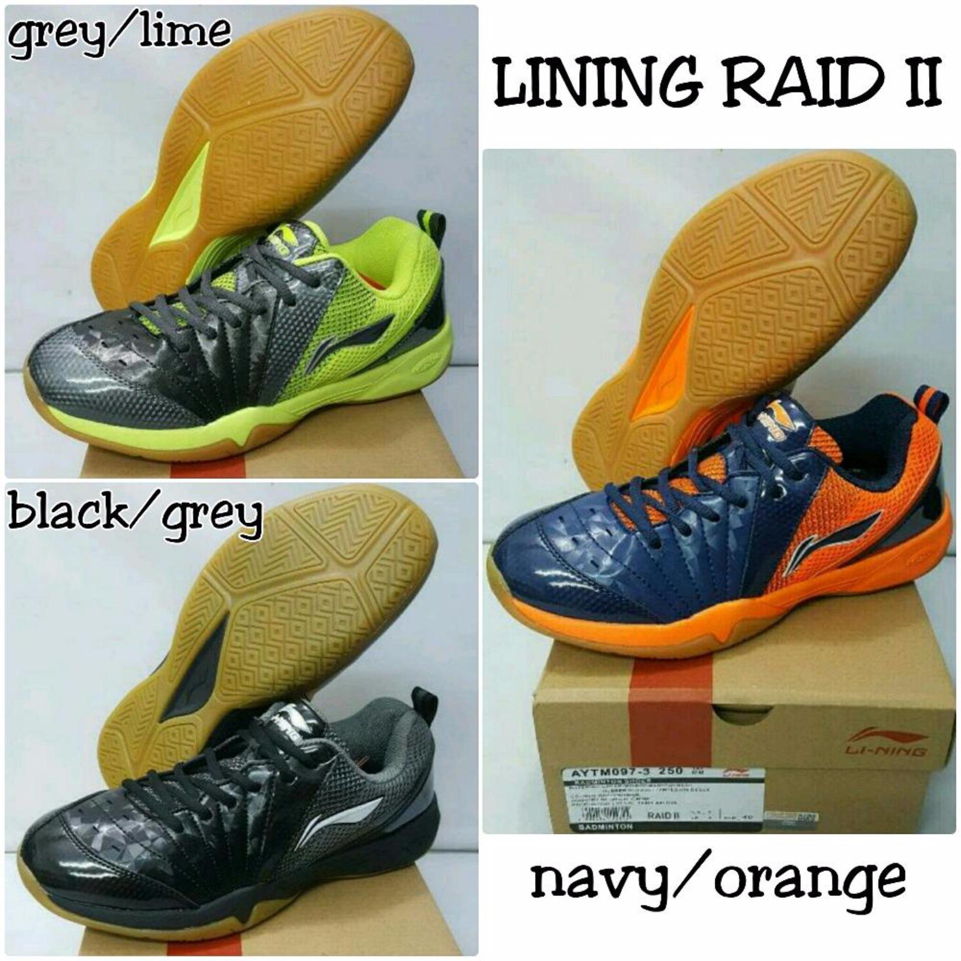 SEPATU BULUTANGKIS LINING RAID 2 AYTM097 ORIGINAL BADMINTON SHOES MURAH DISKON SALE OBRAL JUAL PERLENGKAPAN OLAHRAGA ADHA SPORT