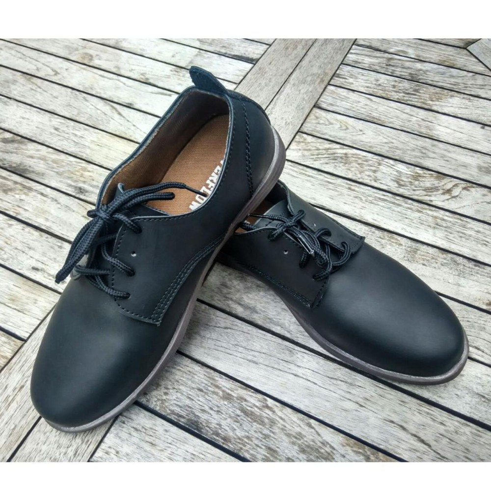 Sepatu Kerja Kantor Casual Semi Formal Pantofel Pria Synthetic Everflow UJ 02 / VUJ 02 - Hitam