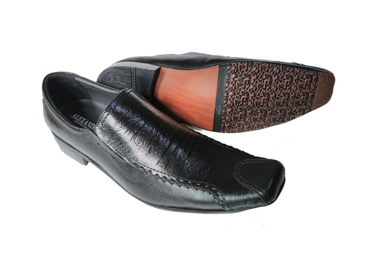 Sepatu kulit pantofel formal alexander MV01 premium