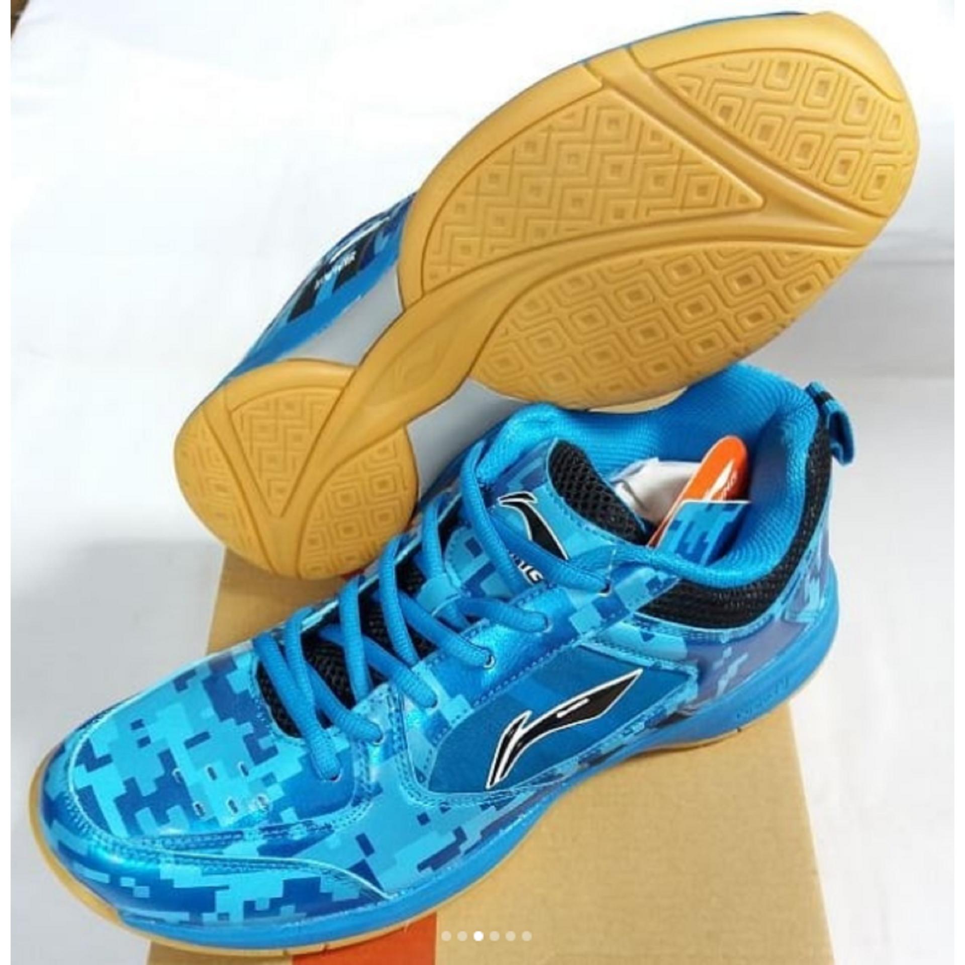 SEPATU LINING CAMO PLUS AYTM101 BADMINTON SHOES MURAH DISKON SALE OBRAL JUAL PERLENGKAPAN BULUTANGKIS ADHA SPORT