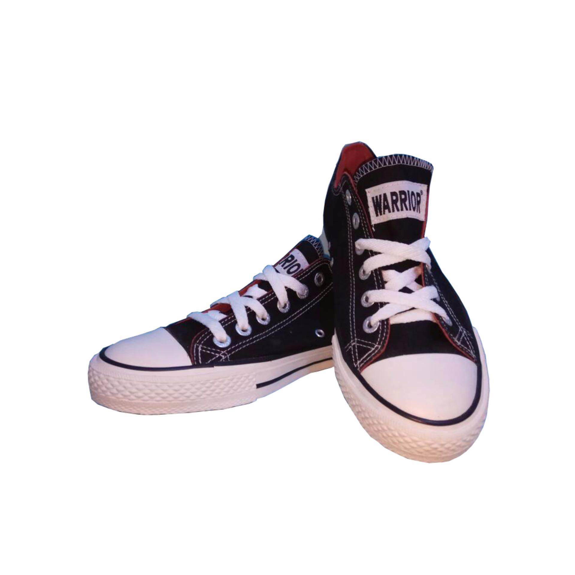 Buy & Sell Cheapest SEPATU WARRIOR SPARTA Best Quality Product Deals Sepatu Sekolah Warrior Sparta Low Cut Hitam Merah