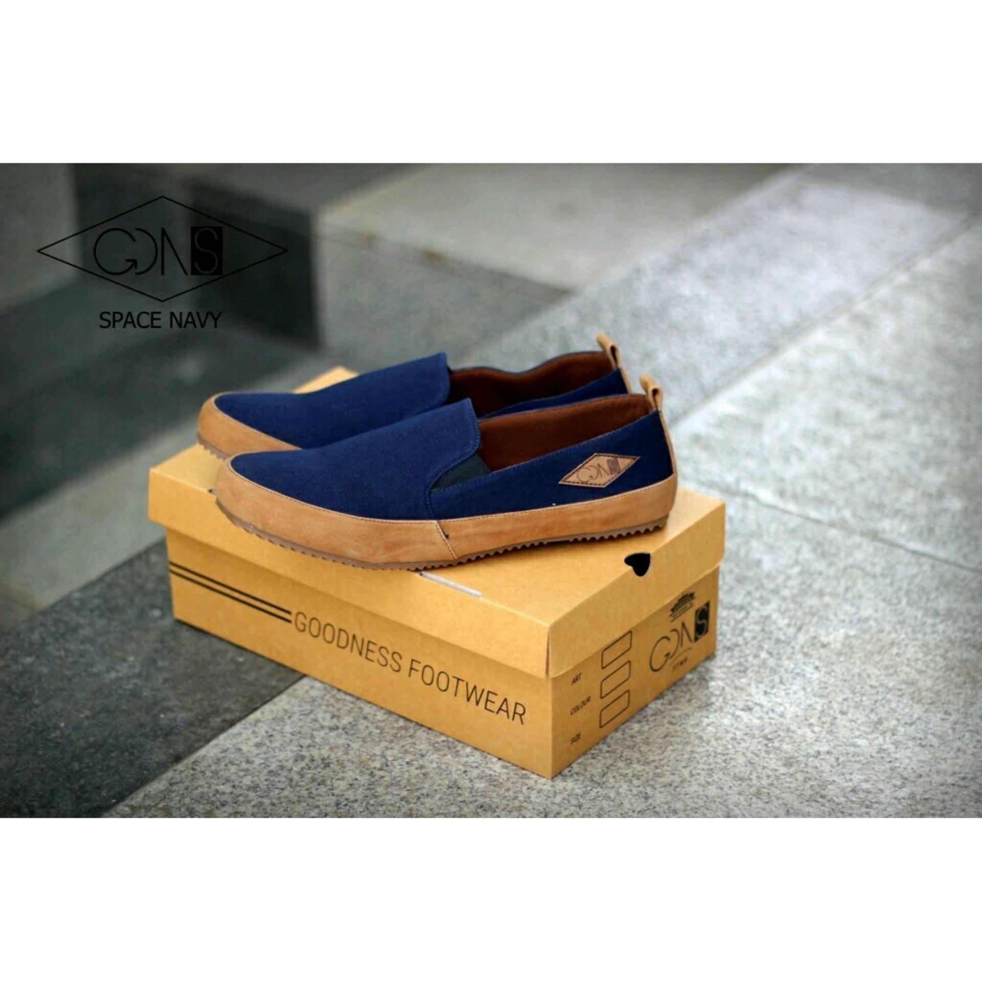 sepatu slipon pria, sepatu slop pria, sepatu casual, sepatu santai, sepatu murah, sepatu kuliah, sepatu slim, sepatu Wakai , sepatu goodness original
