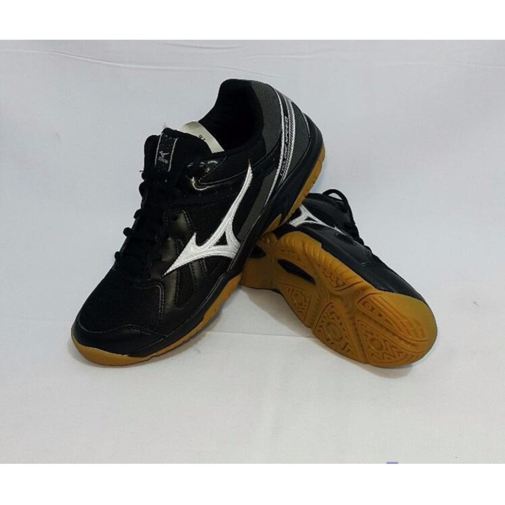 Sepatu voli Mizuno Cyclone Speed - Black Silver Dark Shadow