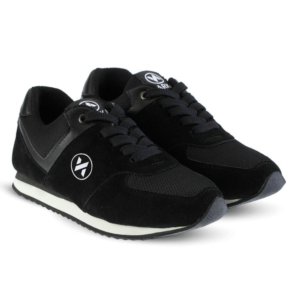 Sepatu VR 426 Sepatu Sneakers Kets dan Kasual Anak bisa untuk olahraga sekolah Jalan - Hitam