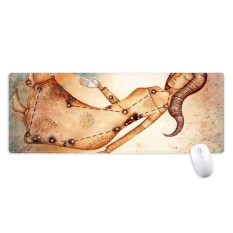 September Agustus Virgo Rasi Zodiak Non-slip Alas Mouse Besar Diperpanjang Permainan Kantor Titched Tepi Computer Alas Hadiah-Internasional