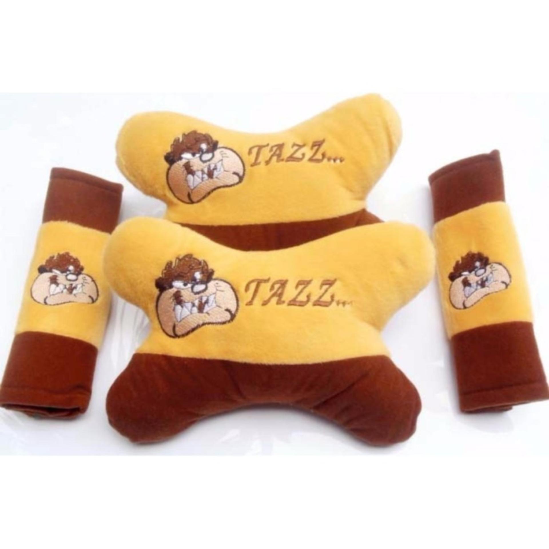 set bantal mobil 3in1 tazzmania