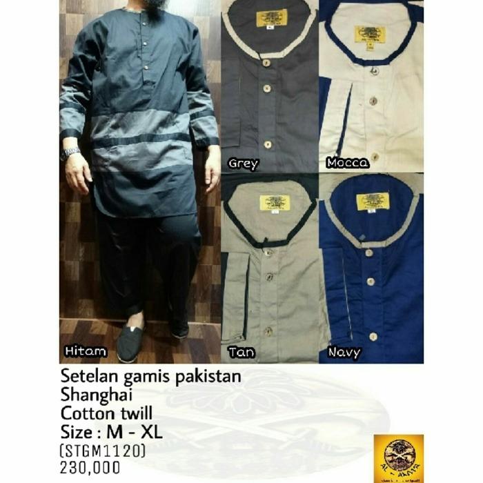 Setelan Gamis / Gamis Kurta / Baju Koko / Koko Kurta / Kemeja Koko / Busana Muslim Pria / Kurta Pakistan AL Amwa