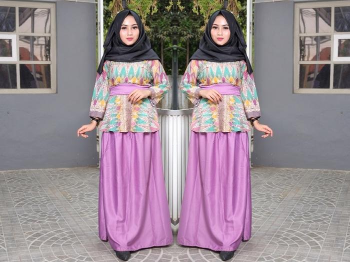 Setelan Rok Blus Batik Muslim Modern Murah Khas Pekalongan