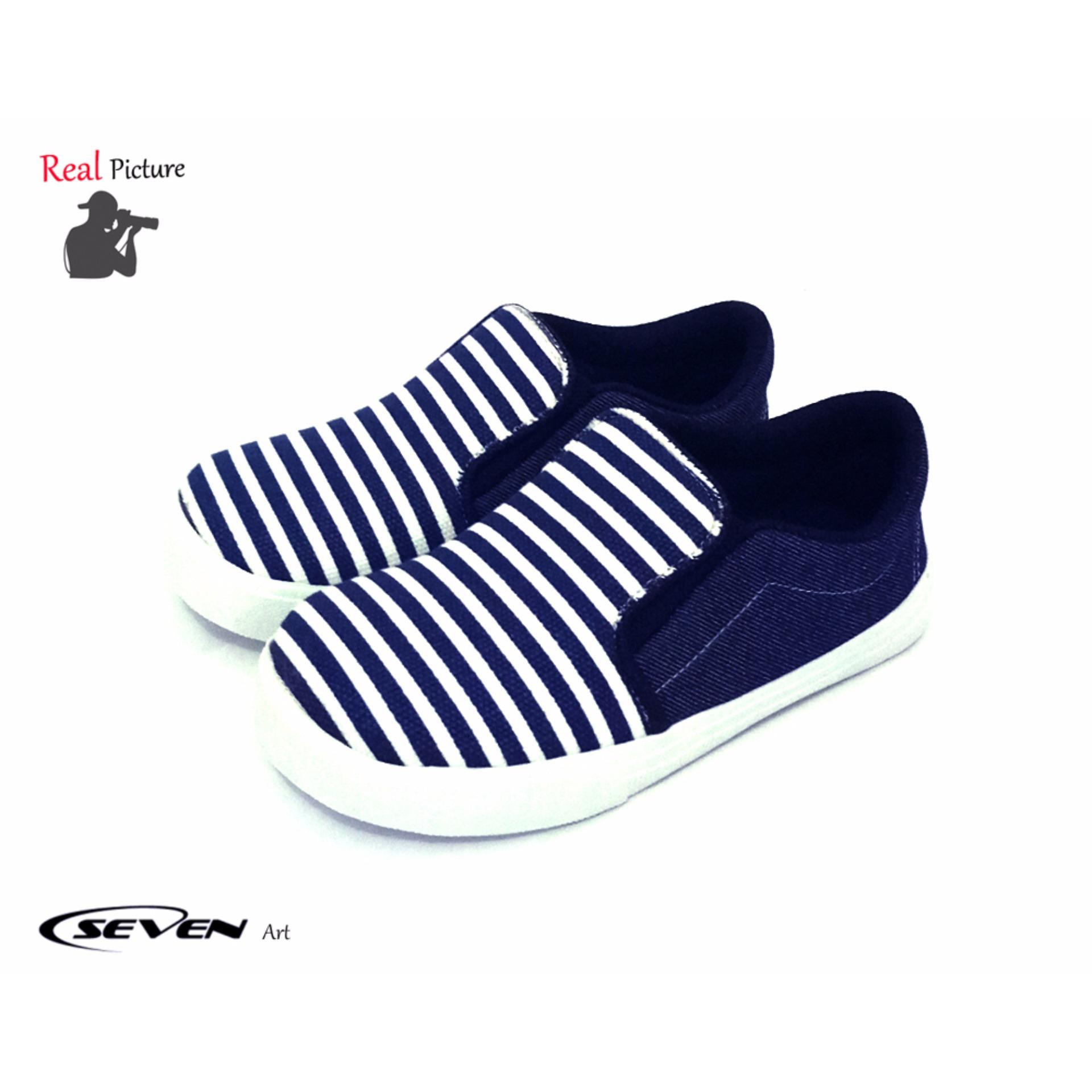 Seven Sepatu Anak Salur Navy-MG