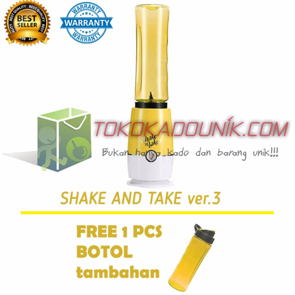 Shake N Take 3 Kuning Free 1 Extra Bottle
