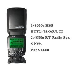 Shanny SN600C-RT Radio nirkabel TTL budak Flash kamera Speedlit 1/8000s Radio TTL di depan kamera GN60 untuk Canon