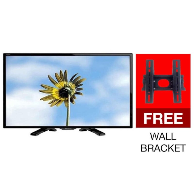 Sharp 24 24LE170i LED AQUOS TV LC-TT Hitam Free Bracket