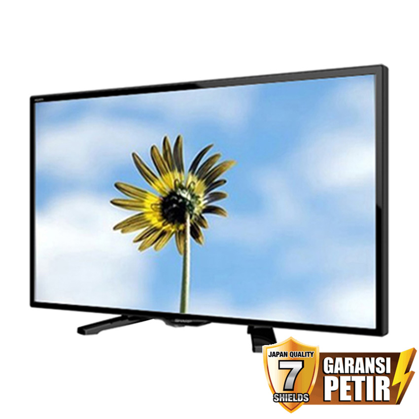 Sharp 24 inch LED AQUOS HD TV - Hitam (Model LC-24LE170i)