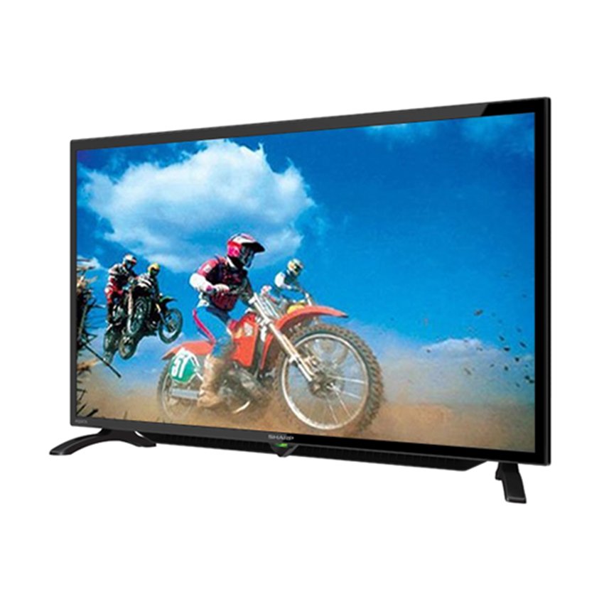 Sharp 40 inch LED HD TV - Hitam (Model LC-40LE185i)