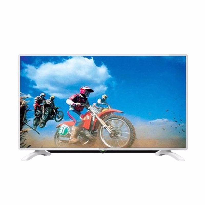 Sharp Full HD LED TV w/ Super Eco Mode 40 - 40LE185i/Wh - Putih - Khusus JABODETABEK