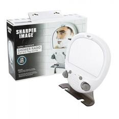 Sharper Image LED Shower Mirror AM/FM Shower Radio
