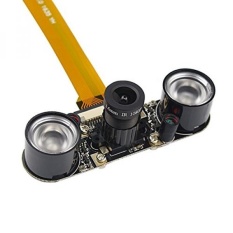 Shchv Raspberry Pi Zero W Kamera Modus Malam Webcam + 2 Infrared Lampu LED IR untuk Raspberry Pi Zero-Intl