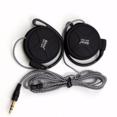 Shini Q940 On-Ear Excelent Headphone Earhook s9418 3.5 mm Connector Compatibility Mendengarkan Musik Lagu MP3 Music Player Hp Smartphone Gadget PC Komputer Laptop Nyaman Suara Jernih Audio Video High Quality Sound Keren - Black