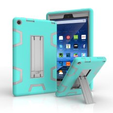 Free shipping Shockproof Militer Karet Berat W/Hard Case untuk Amazon Kindle Fire HD 8 2016 Multicolor (Multicolor) (LUAR NEGERI)-Intl