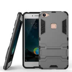 Shockproof dengan Kickstand Fitur Case untuk Vivo X6 (5.2 Inch) 2 In 1 Hybrid Dual Layer Armor Defender Penutup Pelindung-Intl
