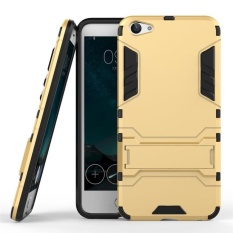 Shockproof dengan Kickstand Fitur Case untuk Vivo X7 PLUS (6 Inch) 2 In 1 Hybrid Dual Layer Armor Defender Penutup Pelindung-Intl