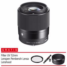 Sigma 30mm f/1.4 DC DN Contemporary Lens for Sony E - (Free Lenspen Pembersih Lensa)