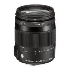 Sigma Lens 18-200mm f/3.5-6.3 DC Macro OS HSM For Canon (C) - Hitam