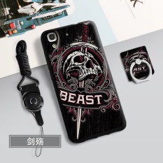 Silica Gel Soft Casing Ponsel Papan 5.5 Inch Huawei Y6 II Huawei Honor 5A With Tali And Ring (Multiwarna)
