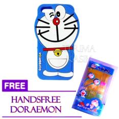 Silicon 3D Kartun Doraemon Softcase Casing For OPPO A71 + FREE Handsfree Karakter Doraemon