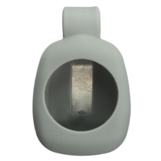 Sabuk Silikon Bra Gesper Klip Dudukan Penutup Case untuk Fitbit ZIP Krida Pelacak Grey-Intl