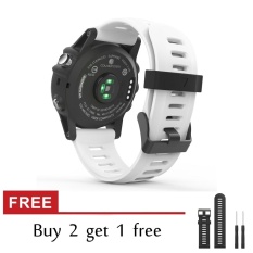 Silicone Replacement Band untuk Garmin Fenix 3/Fenix3 HR Kebugaran GPS Smartwatch Watch Strap dengan Alat-Internasional