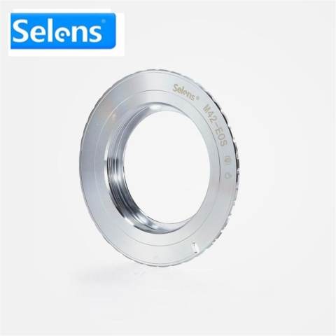 Silver Selens Lens Adapter Ring untuk M42 (Tembaga) -EOS Lensa untuk Kamera Canon EOS EF Mount Lens Adapter Ring-Intl Fotografi Kamera 5