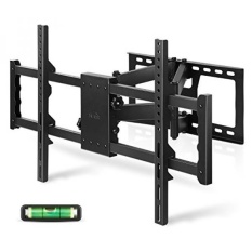 SIMBR TV Wall Mount Bracket with Full Motion Double Articulating Arm for most 30-85 Inches LED, LCD and Plasma TVs up to VESA 700x400mm and 176 LBS, with Tilt, Swivel, and Level Adjustment - intl