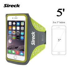 Sireck 5.0 Inches Armband Outdoor Menjalankan Arm Tas ARM Pouch Arms Paket Jogging Gym Multifungsi Mobile Phone Armband Waterproof Case Cover Holder 4 Warna-Intl